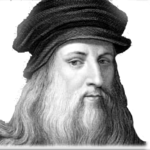 portrait of Leonardo da Vinci