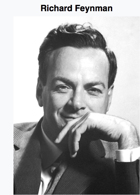 photo of Richard Feynman